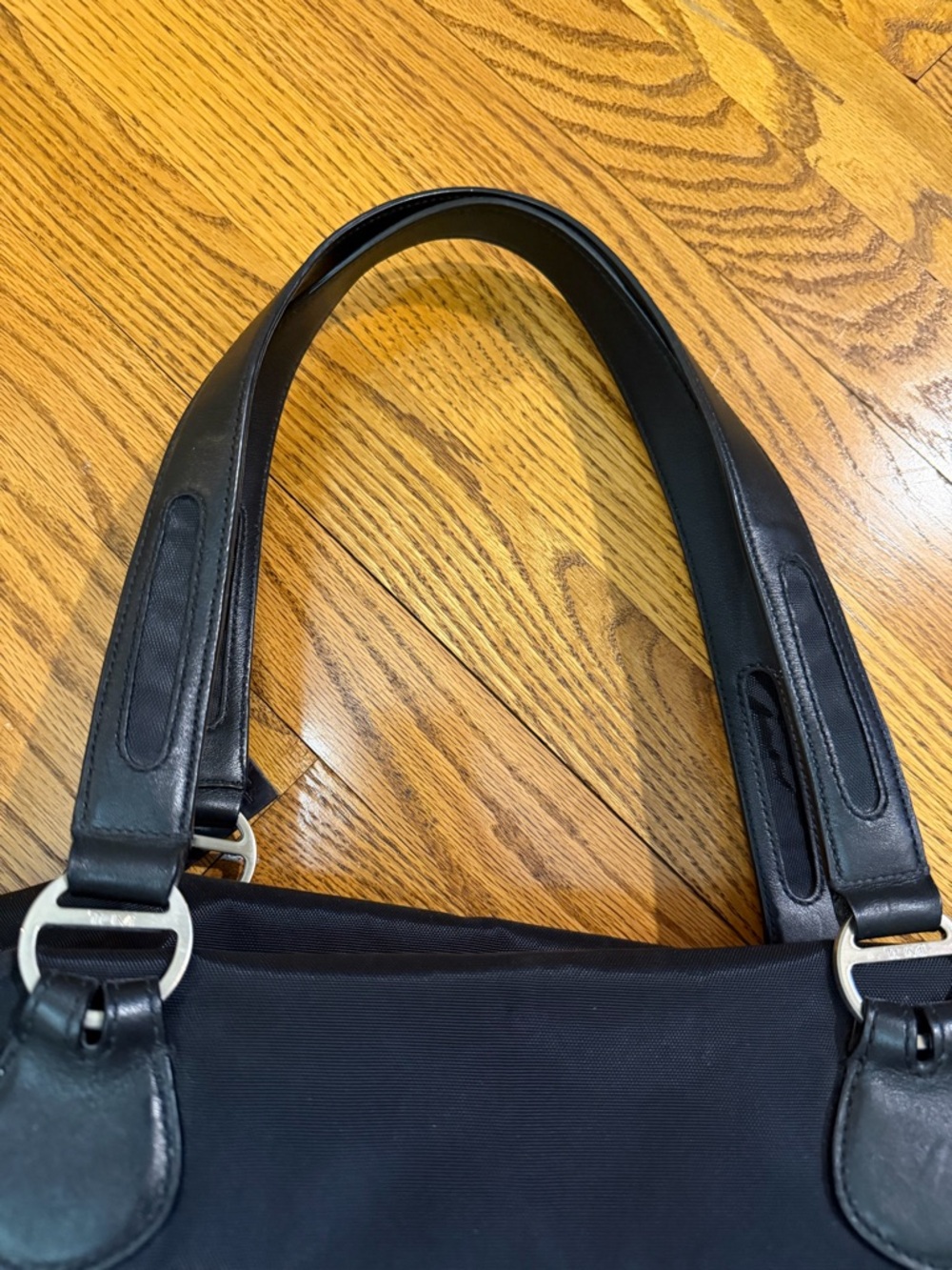Tumi Ballistic Nylon with Leather Trim Duffle Weekender Bag - Picture 7 of 16